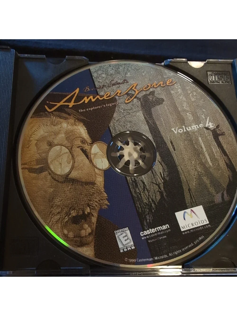 Amerzone: The Explorer's Legacy 4-Disc CD-ROM PC Game 1999 Casterman/Microids